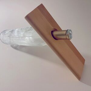 Wooden European Bottle holder.